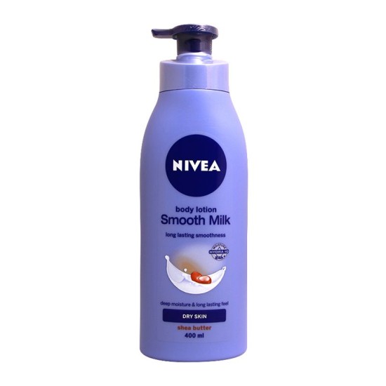 Nivea Smooth Milk Body Lotion For Dry Skin-400ml