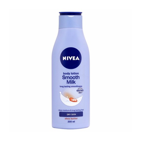 Nivea Smooth Milk Body Lotion For Dry Skin-200ml