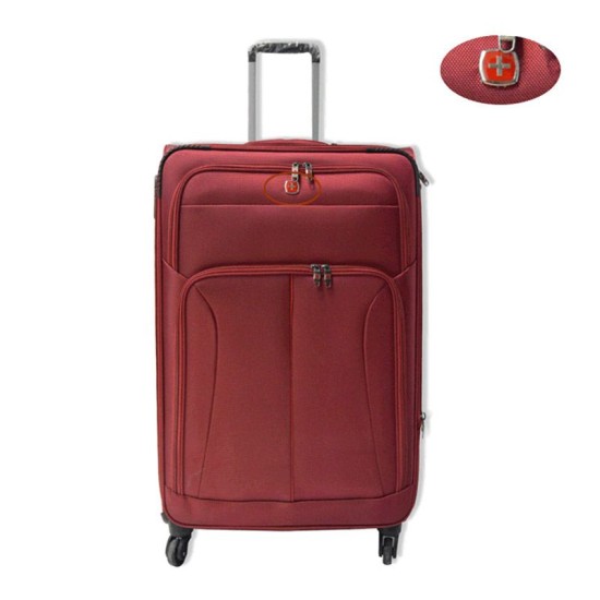 Swiss Gear Red Trolly Luggage Bag