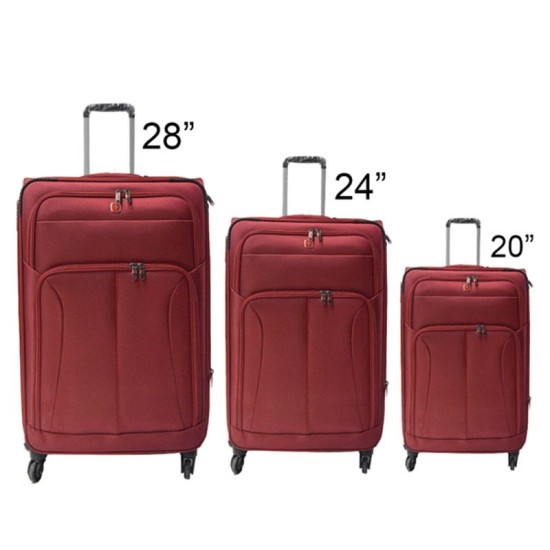 Swiss Gear Red Trolly Luggage Bag