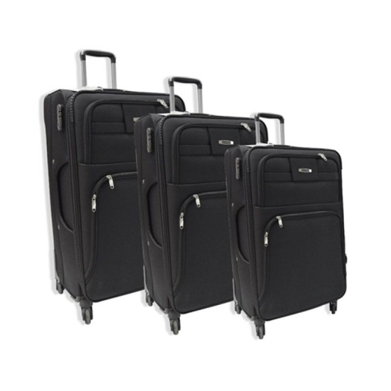 Smart Polo Black Travel Trolly Bag