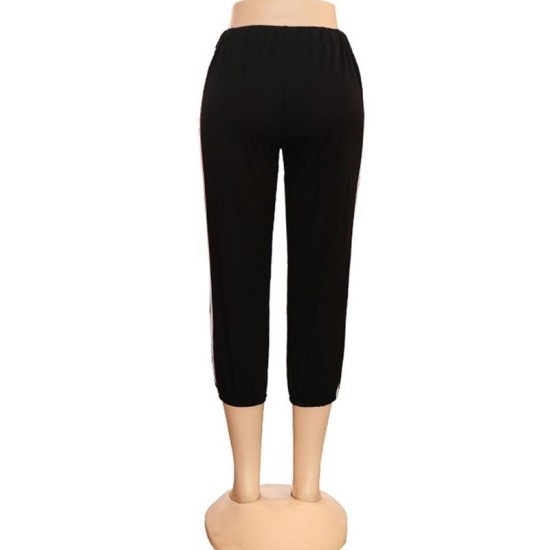 Black Women Cotton Joggers