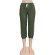 Green Women Cotton Joggers