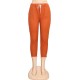 Orange Women Cotton Joggers