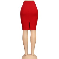 Women Pencil Skirt Back Cut Women Pencil Skirt Back Cut