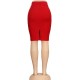 Women Pencil Skirt Back Cut