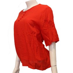 Chiffon Cotton Embroidered T-Shirt Chiffon Cotton Embroidered T-Shirt