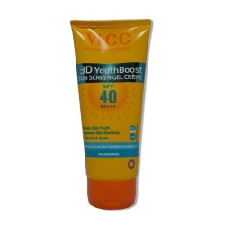 VLCC 3D Youth Boost SPF40 PA Sunscreen Gel Creme, 100g VLCC 3D Youth Boost SPF40 PA Sunscreen Gel Creme, 100g