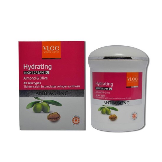 VLCC Hydrating Anti Ageing Night Cream, 50g