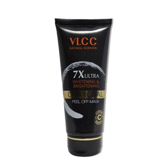 VLCC 7X Ultra Whitening & Brightening Charcoal Peel Off Mask,100gm