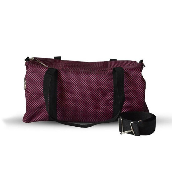 Pink-Black Duffle Bag