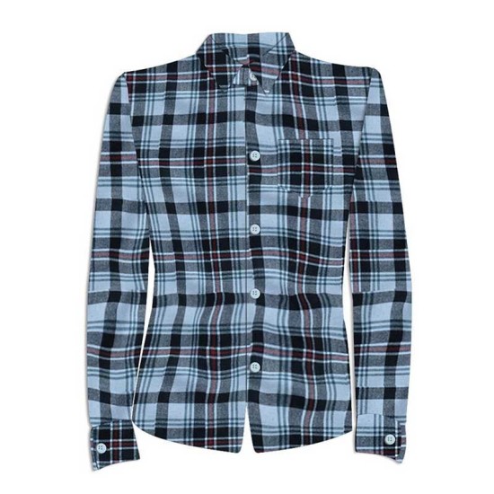 Long-Sleeve Non-Iron Montecito Plaid