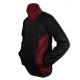 Polyester Tracksuit-Black & Red