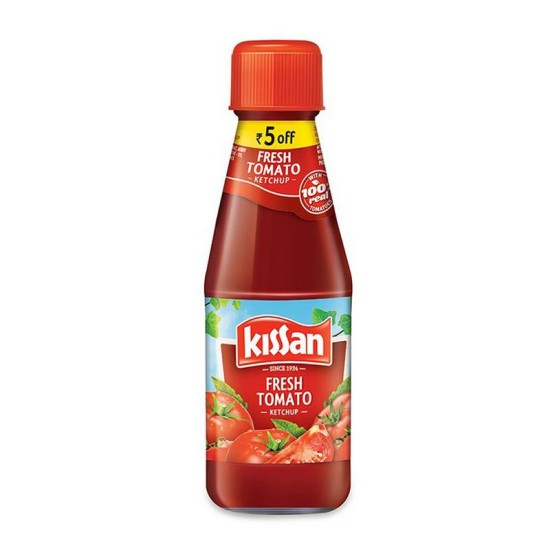 Kissan Fresh Tomato Ketchup Bottle 200gm
