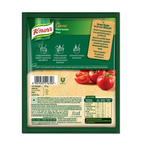 Knorr Classic Thick Tomato Soup 53gm