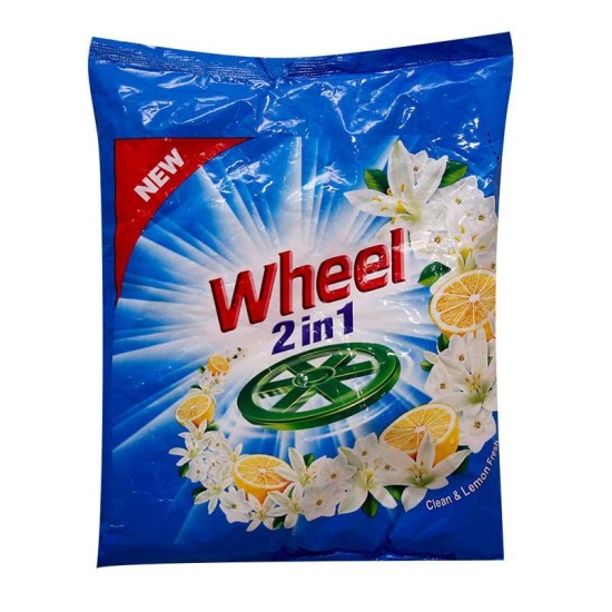 Active Wheel 2 in 1 Clean & Lemon Fresh Detergent Powder 275gm