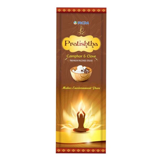 RCM Pratistha Camphor & Clove Premium Incense Sticks 50gm